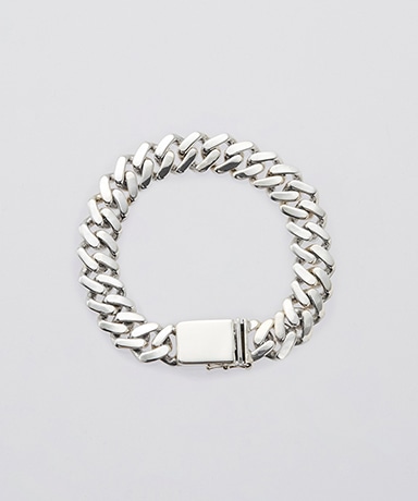 Cuba Link Bracelet 12mm(19 Silver/シルバー): XOLO JEWELRY