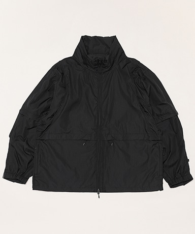 Tech Detachable Windbreaker Jacket(L(MEN) Black/ブラック): DAIWA