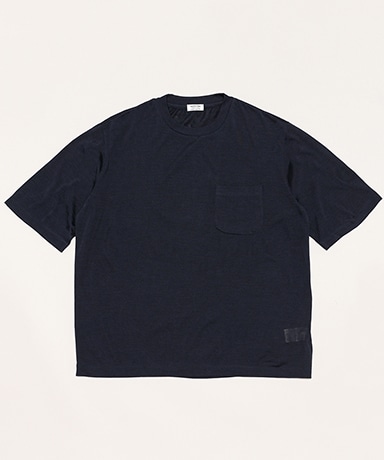 SILK POCKET TEE(2(MEN) C.Grey/チャコールグレー): MAATEE&SONS