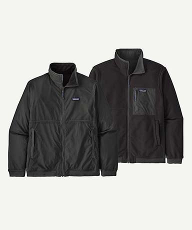 Men's Reversible Shelled Microdini Fleece Jacket