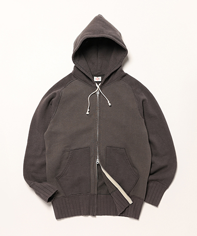 16504 丸胴フルジップパーカ