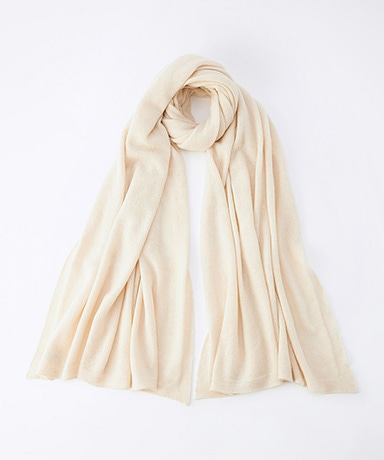 サイドリブニットストール（カシミヤ） / HAA2871