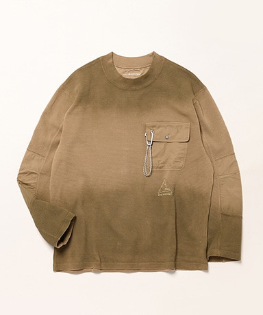 ROA Garment Dye Waffle Pocket T