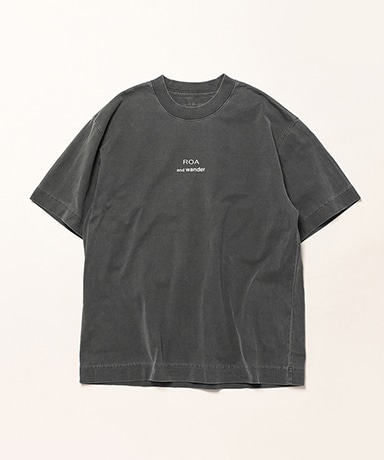 ROA Garment Dye Printed T