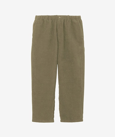 Fine Wale Corduroy Straight Pants (Unisex)