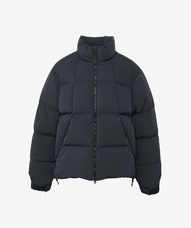 Dope Dyed Ripple Nylon Down Jacket (Unisex)(2(WOMEN) DN