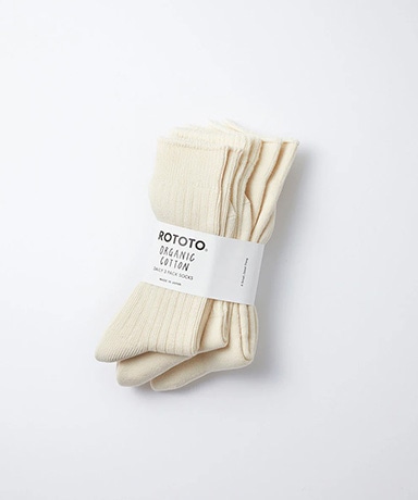 Organic Daily 3 Pack Crew Socks