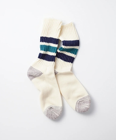 Coarse Ribbed Oldschool Crew Socks
