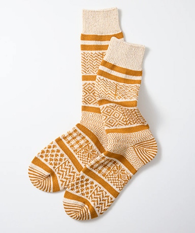 Multi Jacquard Crew Socks