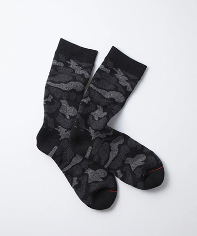 Pile Camo Crew Socks