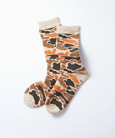 Pile Camo Crew Socks