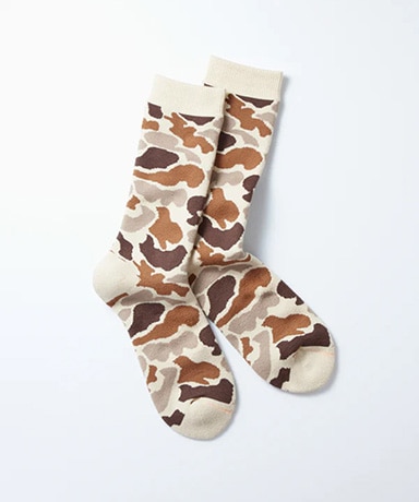 Pile Camo Crew Socks