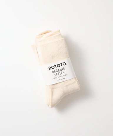 Organic Daily 3 Pack Ribbed Crew Socks