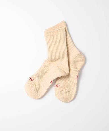 Double Face Mini Crew Socks "Organic Cotton"