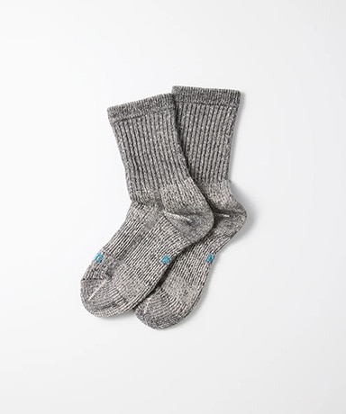Double Face Mini Crew Socks "Organic Cotton"