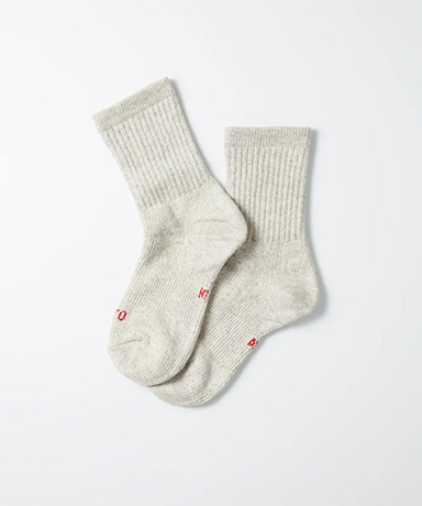 Double Face Mini Crew Socks "Organic Cotton"