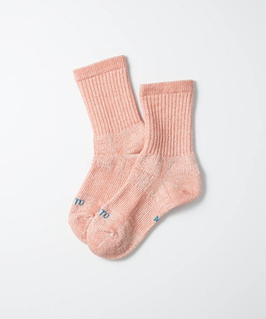 Double Face Mini Crew Socks "Organic Cotton"