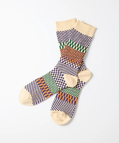 Check & Step Socks