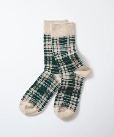 Check Pattern Merino Socks