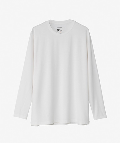 カリズマ 長袖 Tシャツ 長袖tシャツ メンズ ロンt 白 tシャツ ジャケットインナー 乳首