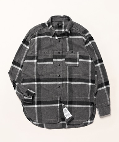 Engineered Garments ブラック 半袖シャツ M ENGINEERED GARMENTS 半袖シャツ M