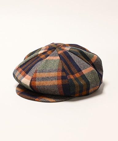 Newsboy Cap - Heavy Wool Plaid
