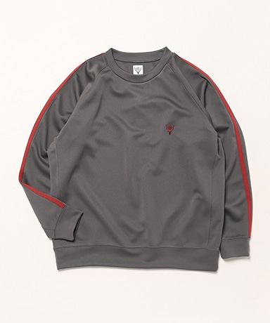 Trainer Crew Neck Shirt - Poly Smooth(L(MEN) Grey/グレー
