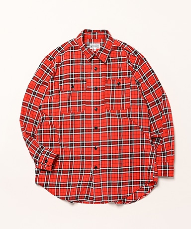 Utility Shirt -  Cotton Twill Plaid