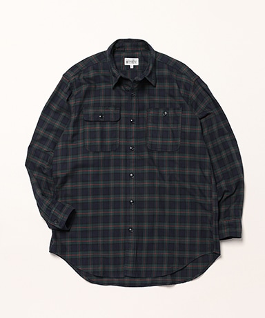 Utility Shirt - Cotton Twill Plaid