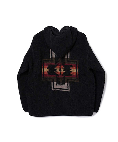 Boa Jacquard Zip Hopodie