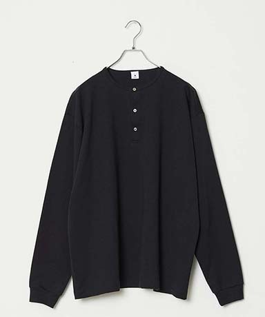 Ege Organic Mockrody Henry-Neck L/S Tee