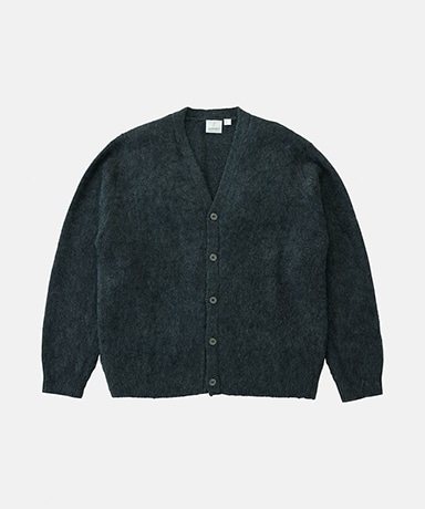 モヘアカーディガン　ブロックパターン Mohair Cardigan(L(MEN) Jungle Digi Camo/ジャングルデジカモ