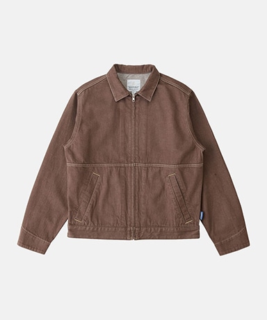 Japanese Slub Denim Jacket(L(MEN) Amber/アンバー): Gramicci