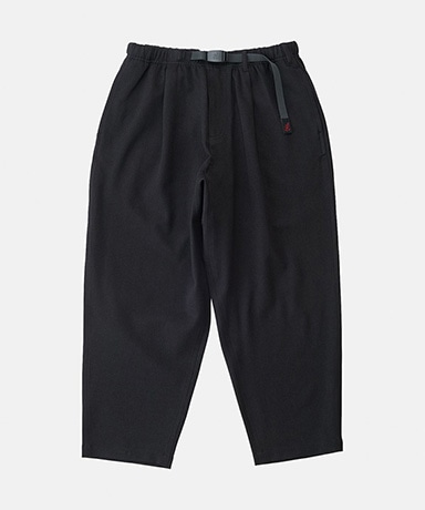 Wool Like Wide Tapered Pant