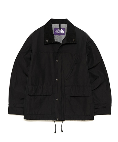 The North FaceパープルレーベルナイロンジャケットレオパードNIKE THE NORTH FACE PURPLE LABEL Field Short Sleeve Jacket Black