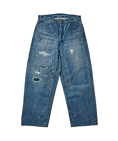 パッチングビュッシュデニム