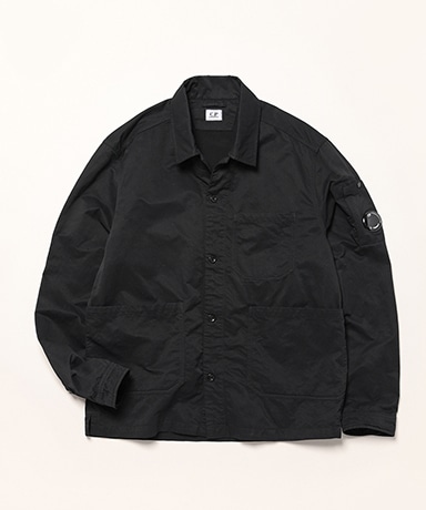 Overshirt In Diag Flatt Nylon