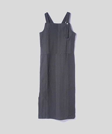 Stripe Apron Work Dress