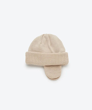 Merino Wool Ear Watch Cap (No.MKNY252008)