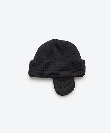 Merino Wool Ear Watch Cap (No.MKNY252008)
