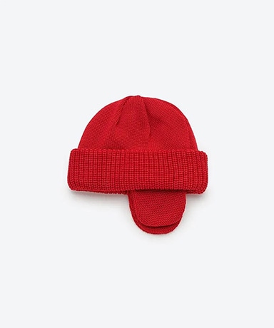 Merino Wool Ear Watch Cap (No.MKNY252008)