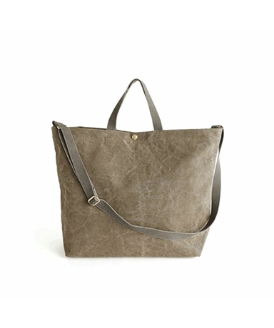 CANVAS 2WAY WIDE TOTE