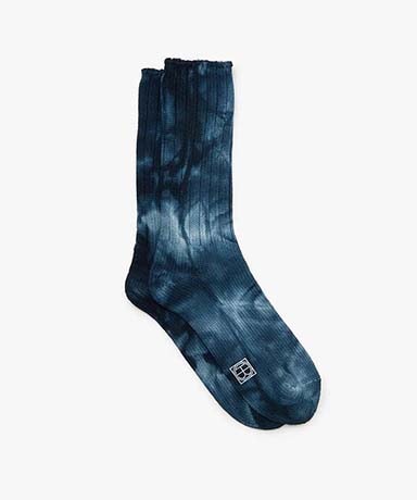 Tie-Dyed Crew Socks c/n/Pu