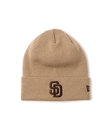 ベーシック カフニット MLB Team Logo サンディエゴ・パドレス ベージュ