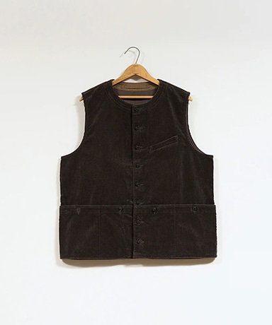 French Work Vest - 8W Corduroy