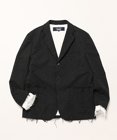 HP-J017-051 - ウールエステルヘリンボーン 製品洗