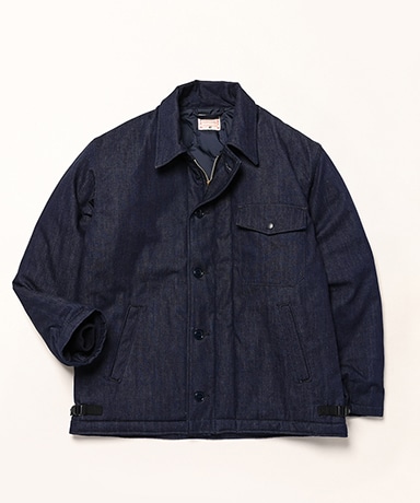 A-2 Jacket Quilted Wool Denim