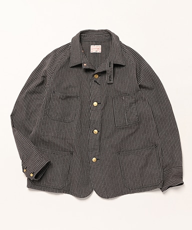 BONCOURA ブラック カバーオール 38 BONCOURA ブラック カバーオール 38 BONCOURA / DENIM COVERALL