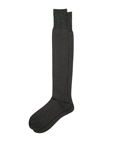 Wool Glitter High Socks 50