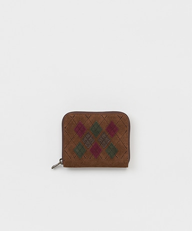 Argyle Square Zip Purse